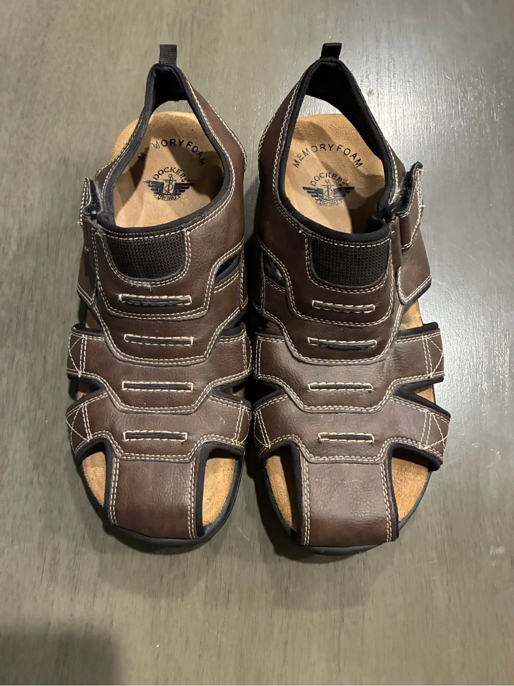 Men's Brown Dockers Fisherman Sandals
